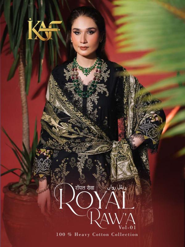 Kaf royal rawa vol- 1 jaipuri cotton salwar suits wholesale